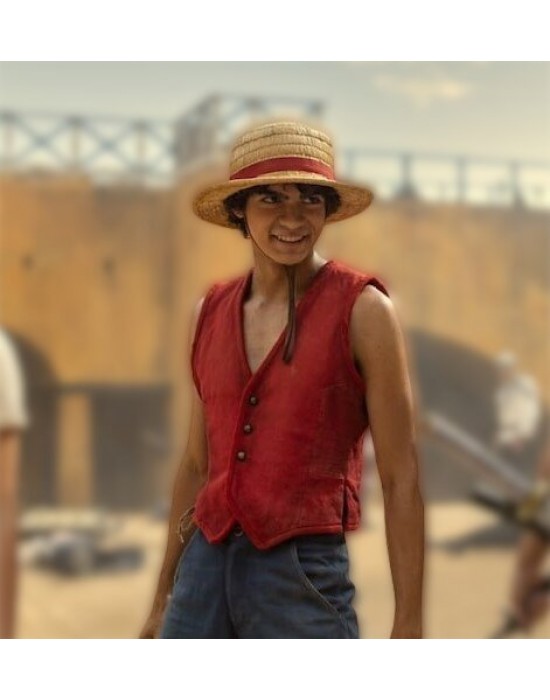 One Piece Iñaki Godoy Red Vest | Monkey D. Luffy Red Vest